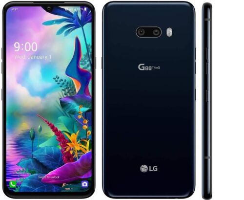 LG G8X ThinQ pantalla única LM G850EMW 128 GB negro Smartphone excelente - Imagen 1 de 4