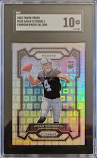 2023 Panini Prizm  Aidan 0'Conell  PANDORA Rookie - GEM MINT 10!!  (RC)  Raiders
