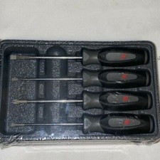 New Snap-on Mini Screwdriver Set Sgdx40bdt Titanium Soft Handles 4 Pcs New