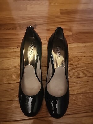Michael Michael Kors Women's Sz Black Patent Leather Slip On