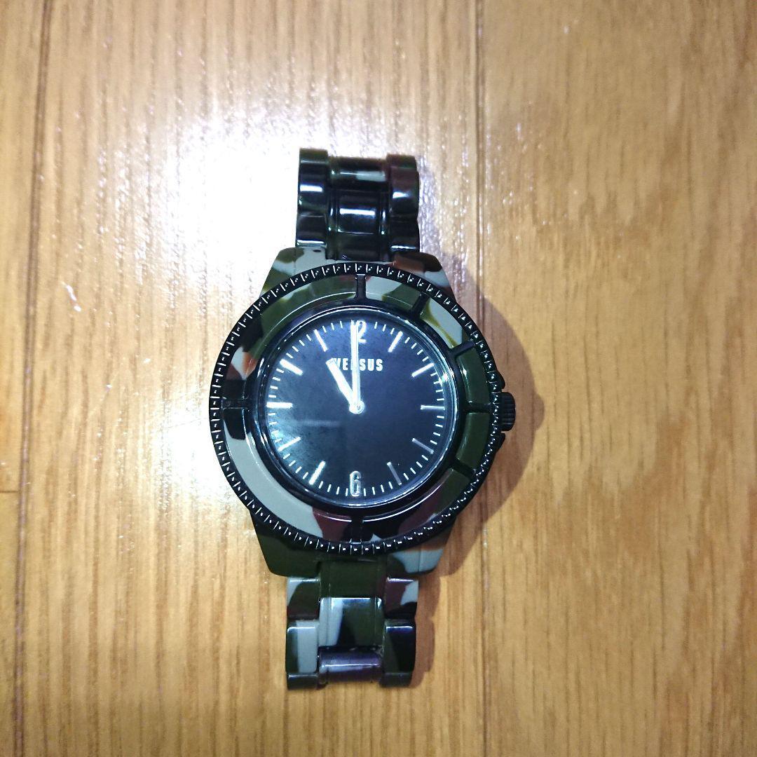 VERSUS VERSACE Camouflage Pattern Wristwatch Men'… - image 2