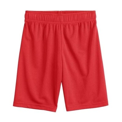 NWT Jumping Beans Boys Active Mesh Shorts in Red Zinnia - Size 3T