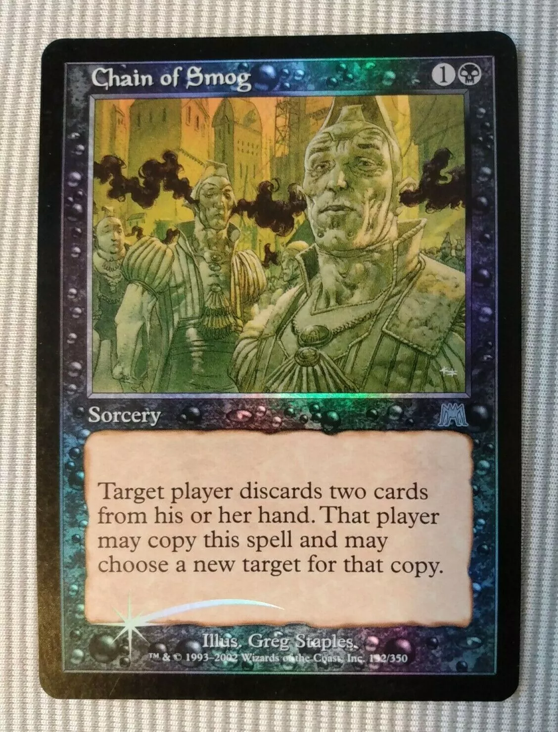 MTG Chain of Smog x1 Onslaught FOIL NM English Magic The Gathering Near Mint