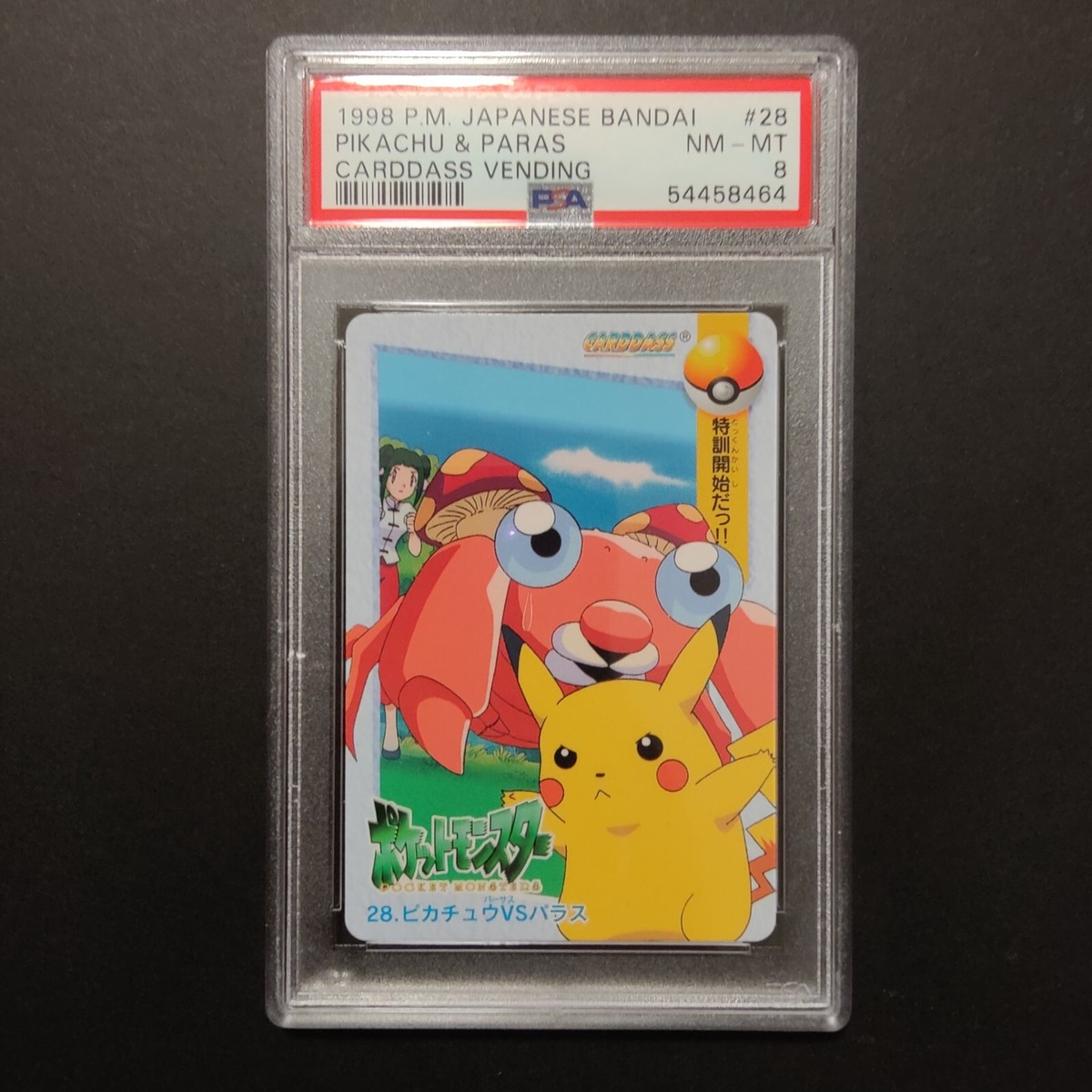 バンダイ ポケモンカードダス ピカチュウ 1997 美品 PSA 8 ピカチュウ カードダス CARDDASS バンダイ 1997 - PSA8