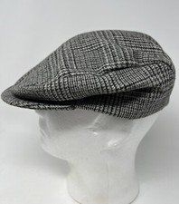 VTG Newsboy Captains Hat Country Gentleman Plaid Pre-owned Made In USA SIZE LG.