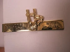 Outdoors with Liberty Mutual Vintage Tie Bar Clip advertising insurance