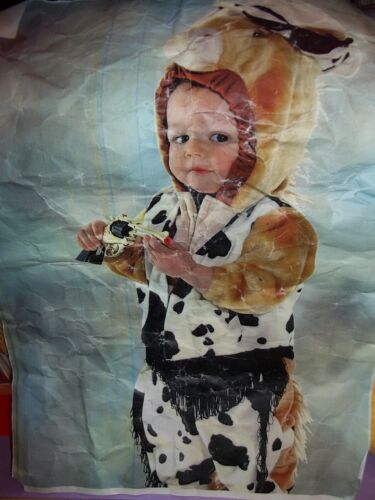 COW BOY HORSE CARNIVAL DRESS 4 / 6 YEARS SHOULDER TO GROUND 98 CM - Picture 1 of 1