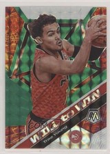 2019-20 Panini Mosaic Will to Win Green Mosaic Prizm Trae Young #11 1s6