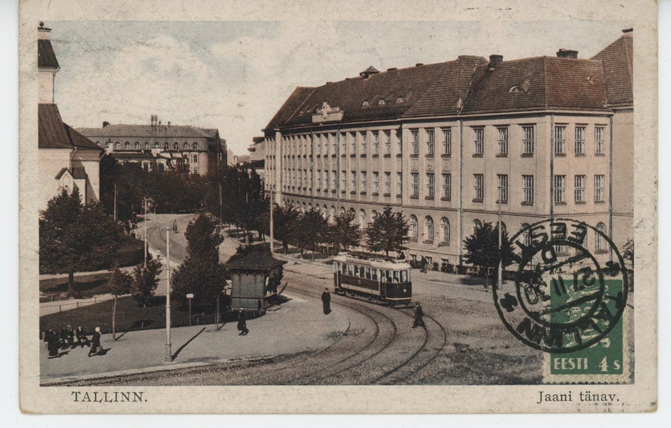 RARE DESTINATION 1919 TALLIN-ESTONIA TO DAKAR-SENEGAL-AFRICA 4P POSTAL CARD - Image 2 of 2