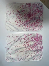 Porthault Pair TerryCloth Scalloped Edge Hand Towels