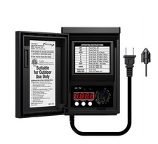 120W Low Voltage Landscape Lighting Transformer with Sensor 120V to 12V Output