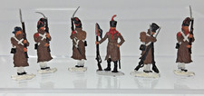 Werner Scholtz Zinnfiguren Flat Soldiers Lead Figures Miniatures Lot of 6