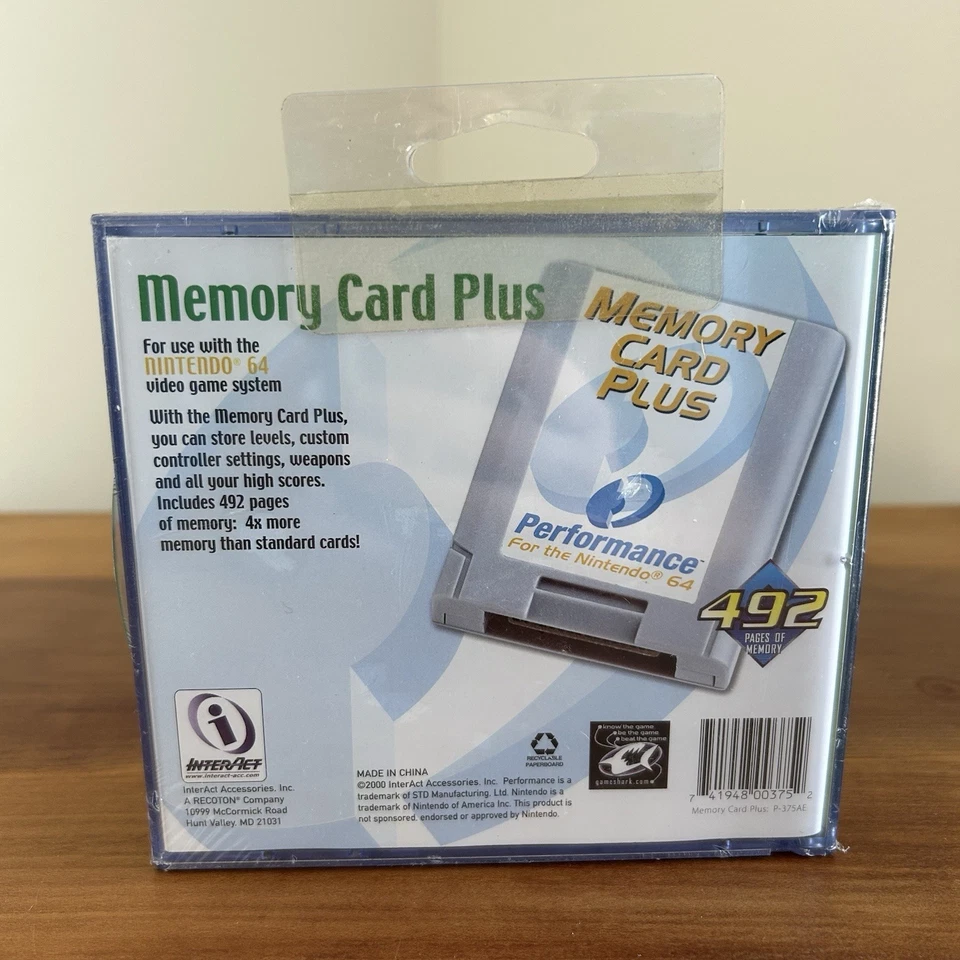 Memory Card Performance Plus for Nintendo 64-Brand New - Image 2 of 4