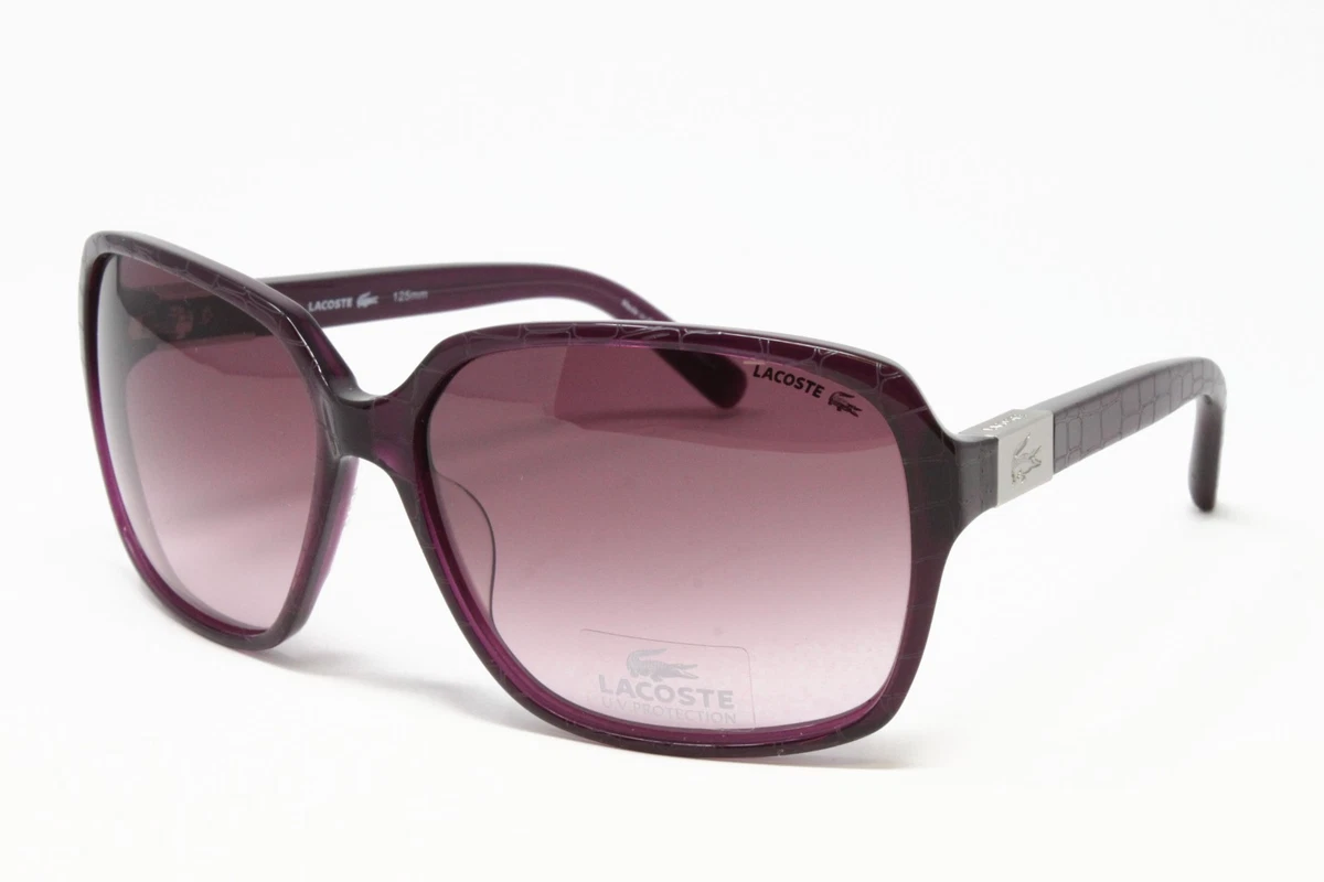 Lacoste LA12616-PU Purple 58mm Square Plastic Women display picture 3