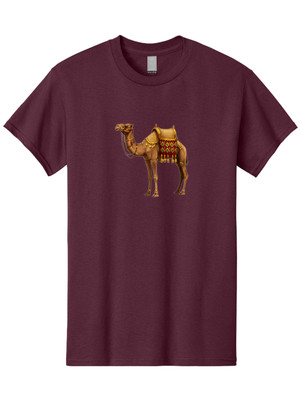 Camel-3 Mens Graphic Tee, 100% Cotton, Casual Summer Wear