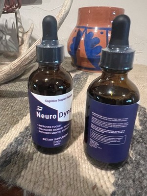 Neuro Dyne Dietary Supplement. 2 Oz. 2 Pack New Sealed. Free Shipping In US