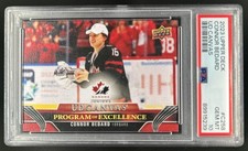 2023-24 Upper Deck Connor Bedard UD Canvas Program of Excellence RC #C258 PSA 10
