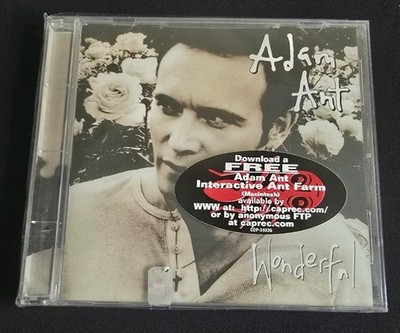 Adam Ant - Wonderful - Scarce 1995 USA 11 track CD SEALED w/ hype sticker