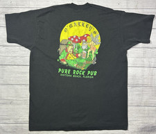 Vintage Bike Week Daytona Beach T-Shirt XL Black 90s O’Malley’s Pub Made In USA