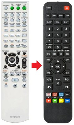 Fernbedienung geeignet für SONY DAV-DZ200 | DAV-DZ200E | DAV-DZ300