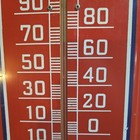 Vintage Pepsi Cola Red Thermometer Metal Sign 27" x 8 1/4” Soda Advertising — photo 4