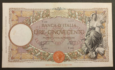 500 LIRE 16/08/1939 BB SPL CAPRANESI MIETITRICE FASCIO REGNO VE III