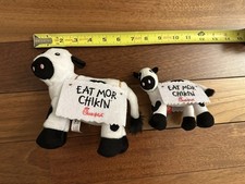 2 Item Combo - 2 Chick-fil-A Eat More Chicken Plush Cows