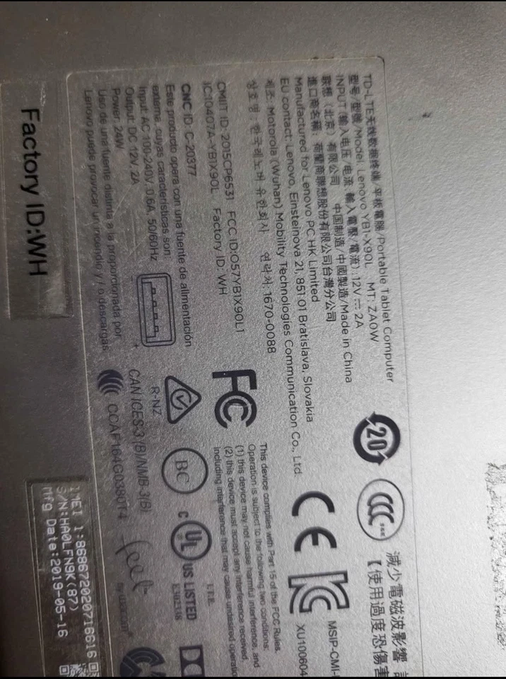 Lenovo Yoga Book 10.1" Android Tablet 2-1 Tablet 4GB RAM, 64GB, Champagne Gold  - Image 4 of 4