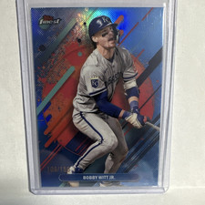 2025 Topps Finest Bobby Witt Jr. Blue Refractor /150 #225 Kansas City Royals