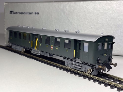 Rare Metropolitan SA Switzerland 730P DE 4/4 Control Car #1680 SBB CFF HO Scale - Picture 4 of 22