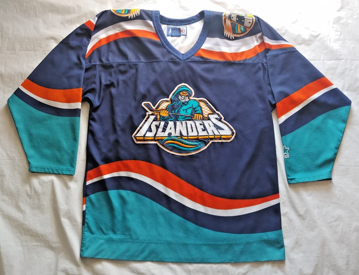 Vintage New York Islanders Hockey Jersey CCM Made in Canada Größe XxL 2XL NHL Hockey NY 1990s 90s 1994 Sticker Brand New