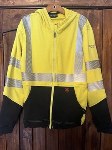 ARIAT 10027912 FR Hi-Vis Full Zip Hoodie,Men's, Medium