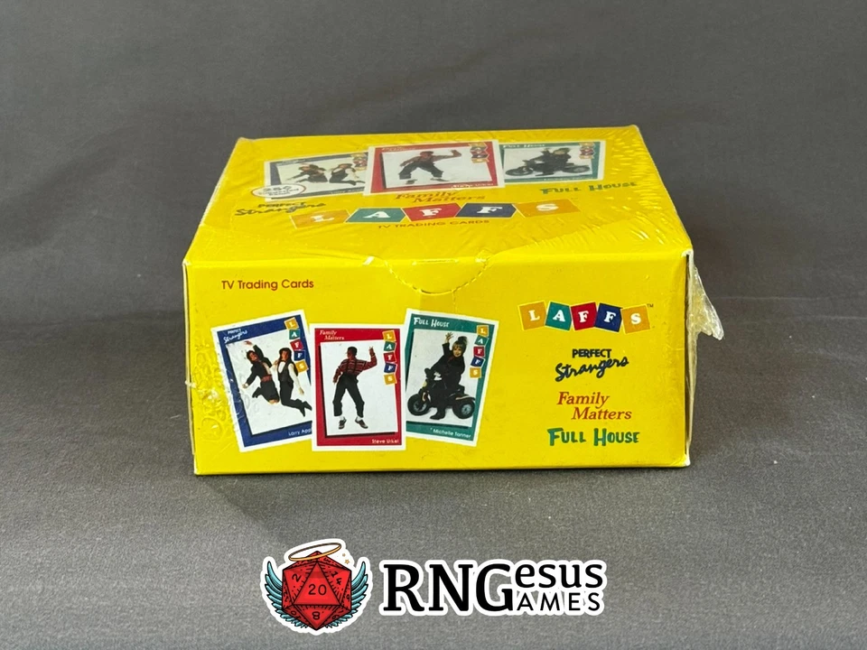 Paquete de 36 tarjetas de TV Laffs 1991 caja sellada de fábrica asuntos completos de casa y familia Foto 2 de 4