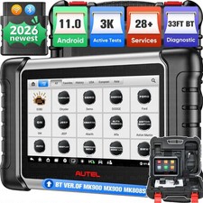 Autel MaxiCOM MK808BT PRO 2026 model Bidirectional Scanner Up from MK808S MX808S