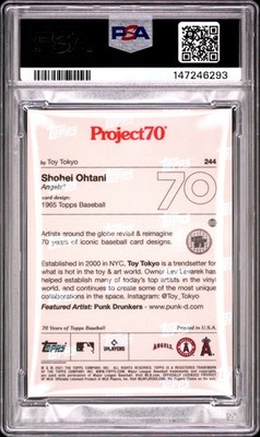 2021 TOPPS PROJECT70 #244 SHOHEI OHTANI PSA 9 | eBay