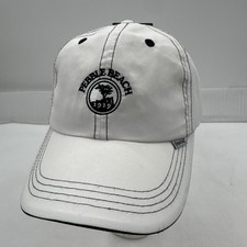 white adjustable Pebble Beach 1919 Golf Links strapback hat Women  s new with tag