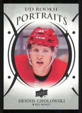 2018-19 Upper Deck UD Portraits #P55 Dennis Cholowski