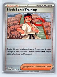 Black Belt's Training 098/131 Prismatic Evolutions Poke Ball Pattern Holo
