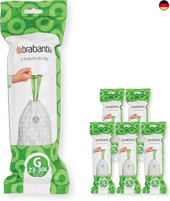 Brabantia Müllbeutel PerfectFit Multipack (Code G - 23L / 30L) Extra Starke 