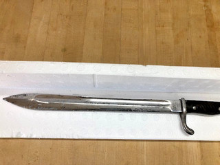 Antique Imperial German S98/05 Butcher Bayonet F. Herder Solingen Crown Amberg