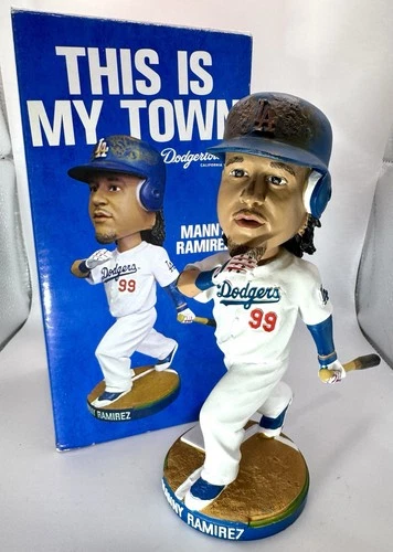 Manny Ramirez Dodgers SGA Bobblehead 2009 MLB Stadium Giveaway NIB Rare