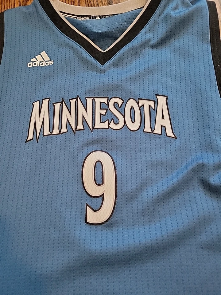 Adidas Ricky Rubio Minnesota Timberwolves Jersey Youth Size XL 18-20 Basketball  - Image 3 of 4