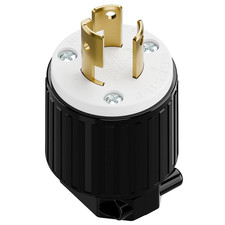 NEMA L5-15P Locking Plug, Twist Lock Male 15Amp 125Volt Generator Plugs, Industr