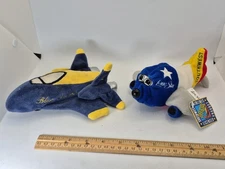 Southwest Airlines & Blue Angels Jet Plush Stuffed Beanies
