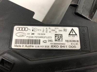 Hauptscheinwerfer links Audi A1 Sportback 8XA 8X0941005 P22995932