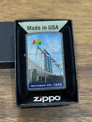 Zippo Planeta DeAgostini Collection United Nations Feuerzeug