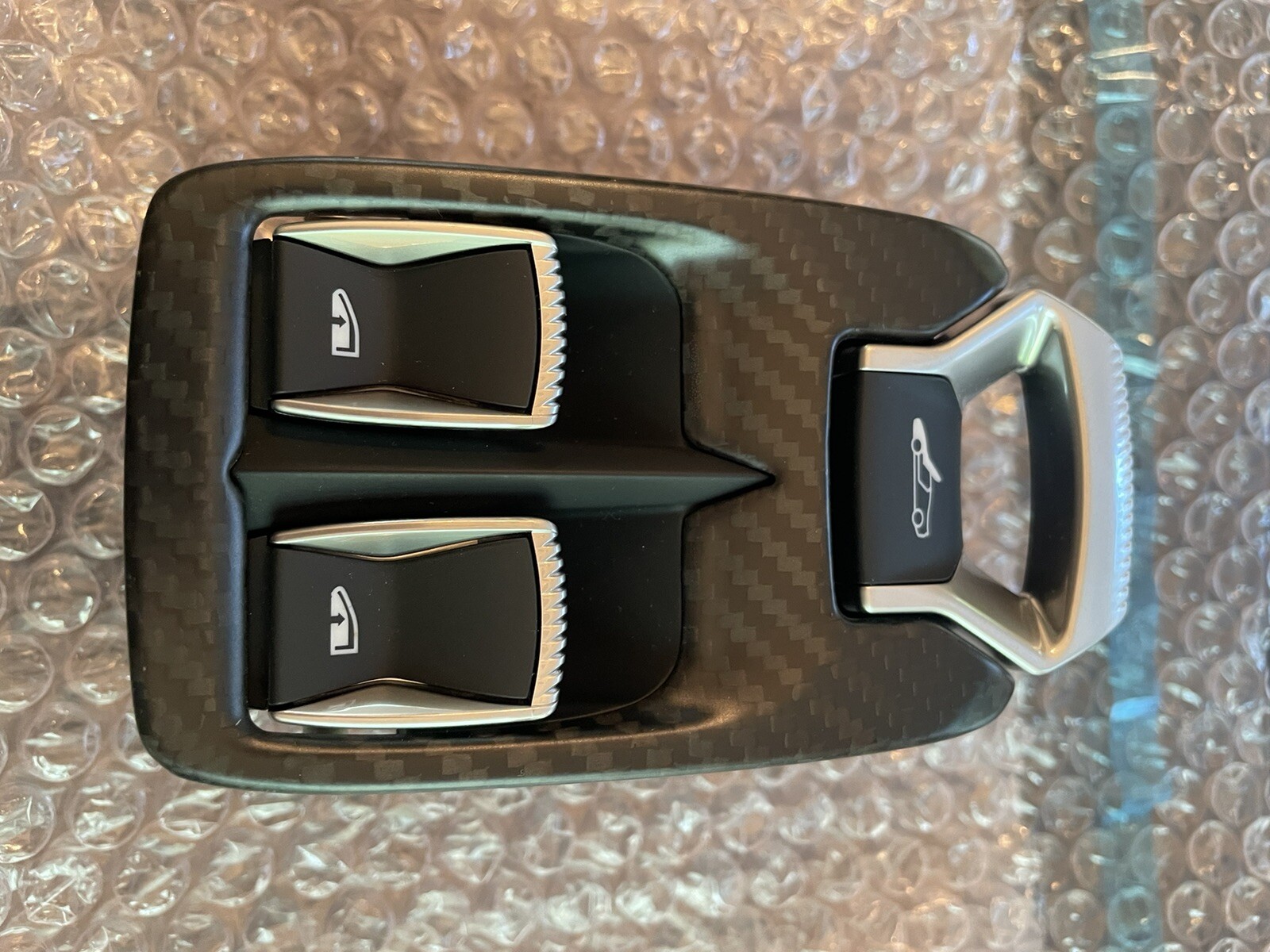GENUINE NEW MCLAREN MSO 720S/765LT CARBON INTERIOR WINDOW SWITCH MODULE PAIR