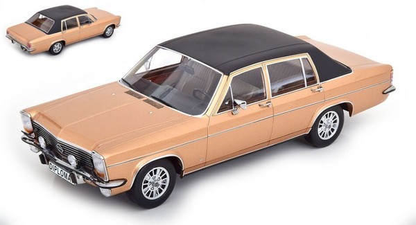 Opel Diplomat B 1972 Metalic Beige / Matt Black 1:18 Modell Modelcargroup-image