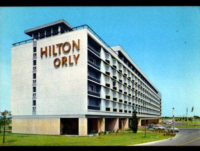 ORLY / AIRPORT (94) Fassade des HILTON HOTEL um 1970
