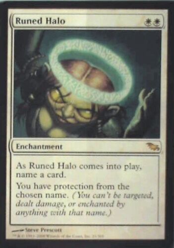 Runed Halo - Shadowmoor: #21, Magic: The Gathering Nm R24 - Picture 1 of 1